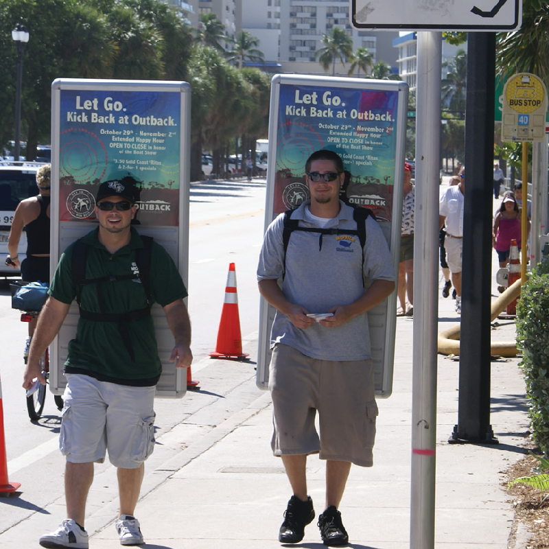 Walking Billboard